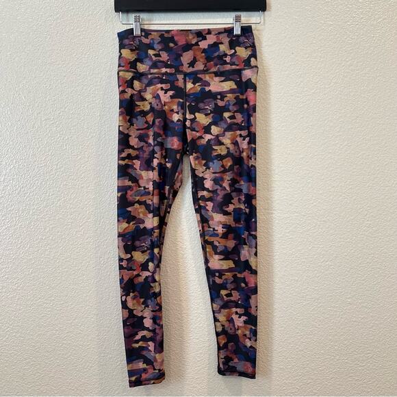 Prana Impresa 7/8 Leggings 2046021 purple blue abstract print - Picture 5 of 9